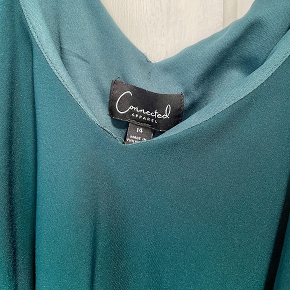 Green Ruffled Dress - Picture 4 of 6